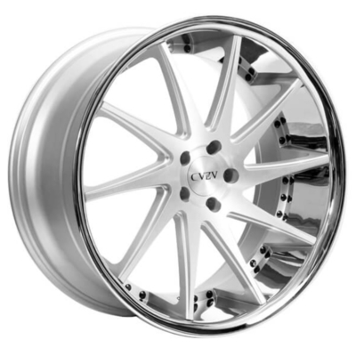 Silber bearbeitete 24 Zoll schwankte Kanten mit Chrome-Lippen-ISO 9001 maschinell