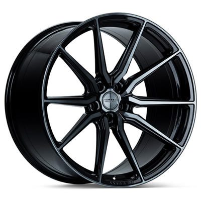 Vossen HF-3 polieren schwarze 5 Speichenräder Monoblock-Konfigurationen