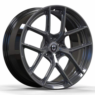 Hyper schwarzes HRE P101SC Monoblock fasst für Audi A5 ein
