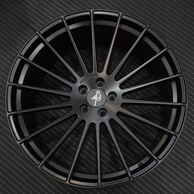 Hamann Jubiläum tief konkave geschmiedete Räder Satin schwarz