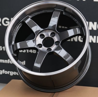 Rays Volk Racing geschmiedete Räder Te37 SL Doppel-Schwarz-Tiefe Schüssel