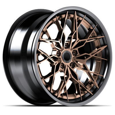 3-teilige geschmiedete Rad-Sitze Bent Staggered Spokess für McLaren Audi R8