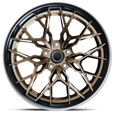 3-teilige geschmiedete Rad-Sitze Bent Staggered Spokess für McLaren Audi R8