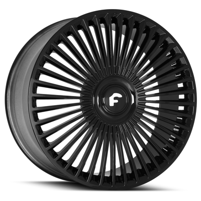 Schwarz Forgiato Trimestre geschmiedete Räder für Rolls Royce Range Rover Mercedes Benz S-Klasse