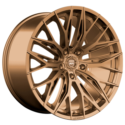 Süßigkeits-rote multi Speiche Lexani Aries Wheels Monoblock Offset 0-80mm