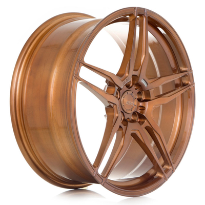 6061-T6 Bronze-Ferrari schmiedete Räder