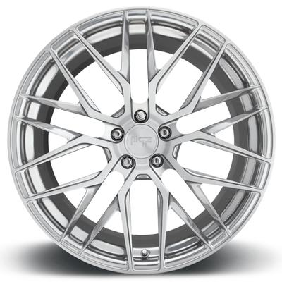 6061-T6 strahlendes Silber Monoblock schmiedete Rad-konkave Speichen