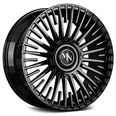 Maining-Motorsports-multi Speichen Monoblock schmiedeten Rad-grobes Schwarzes