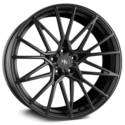 AGL58 Matt Black Porsche Forged Wheels schwankte Speichen