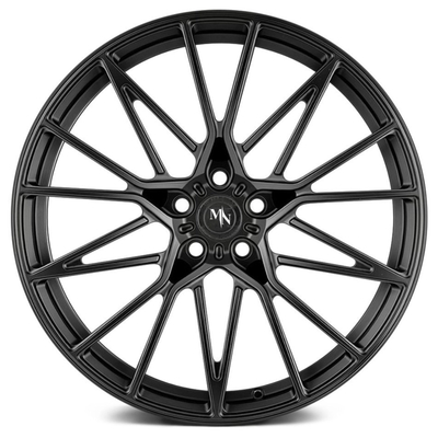AGL58 Matt Black Porsche Forged Wheels schwankte Speichen