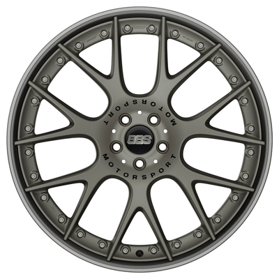 Satin-Platin BBS BBS CH-R II schmiedete Räder Motorsport-Laser-Stich