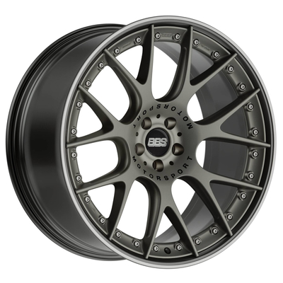 Satin-Platin BBS BBS CH-R II schmiedete Räder Motorsport-Laser-Stich
