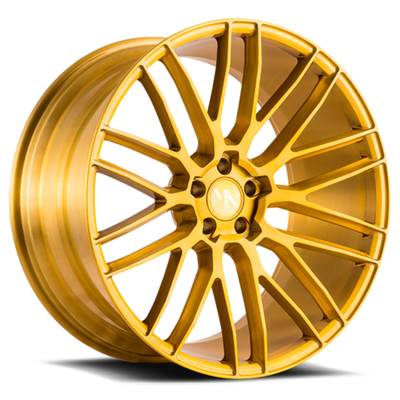 Süßigkeits-Gold schmiedete Aluminiumleichtmetallfelge-Breite 7-14J Monoblock
