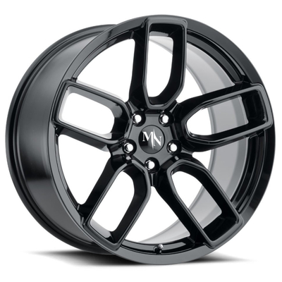 Ausgleich 0-80mm Monoblock schmiedete Rad-endlose Endglanz-Schwarz-Kanten