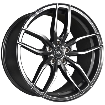 18 Zoll Monoblock-Konfigurationen schmieden Selbsträder 6061-T6 Matt Black