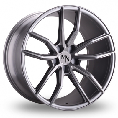Konkaver Monoblock-Gunmetal Grey Alloy Forge Auto Wheels JWL TUV ÜBER
