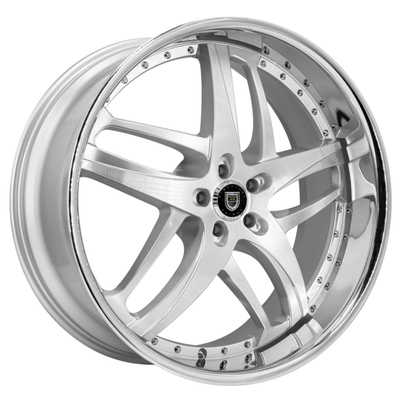 Teller-Chrome-Solarsilber Lexani schmiedete tiefes Räder 6061-T6