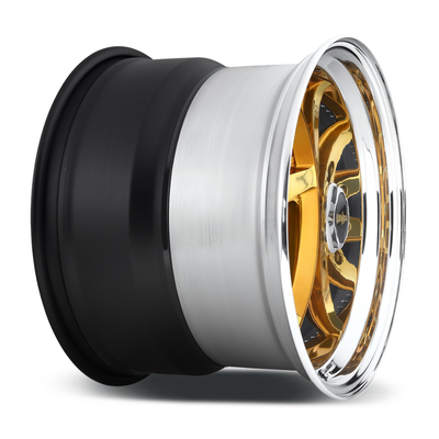 Konvexe Mitte schmiedete Rotiform Räder Rotiform 917 Porsche 911 Goldräder