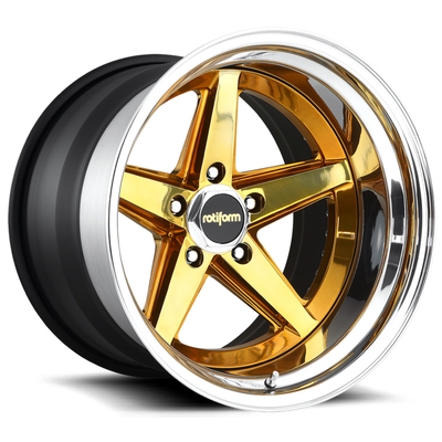 Konvexe Mitte schmiedete Rotiform Räder Rotiform 917 Porsche 911 Goldräder