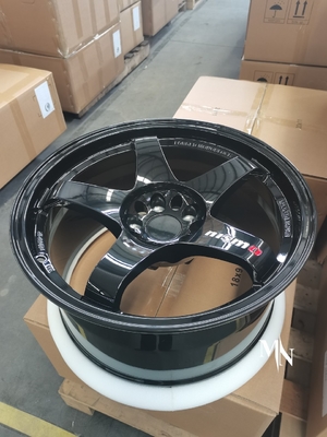 Strahlen Volk Nissan Skylines GT-r R34 R33 R32, das geschmiedete Räder Nismo LMGT4 läuft