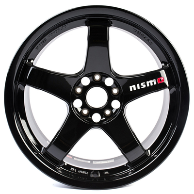 Strahlen Volk Nissan Skylines GT-r R34 R33 R32, das geschmiedete Räder Nismo LMGT4 läuft