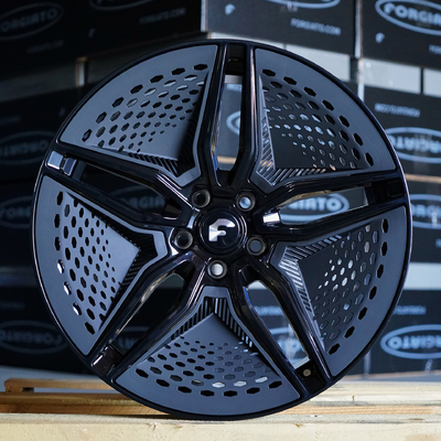 22" geschmiedete Rad-Sitze Glanz-Schwarzes Forgiato EV 001 Forgiato für Tesla Model S Model X