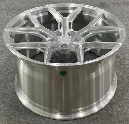 Gebürstete silberne Vossen geschmiedete Räder KREUZUNG SCHMIEDETE REIHE HF-5