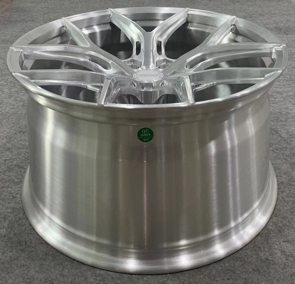 Gebürstete silberne Vossen geschmiedete Räder KREUZUNG SCHMIEDETE REIHE HF-5