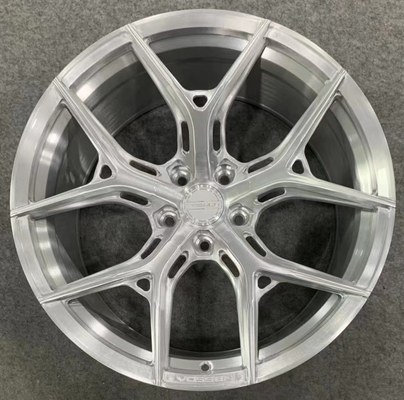 Gebürstete silberne Vossen geschmiedete Räder KREUZUNG SCHMIEDETE REIHE HF-5