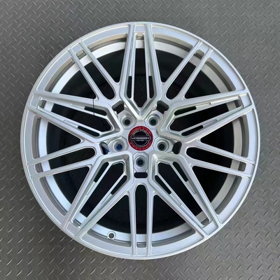 Satin silbernes Vossen schmiedete Räder, die KREUZUNG REIHE HF-7 SCHMIEDETE