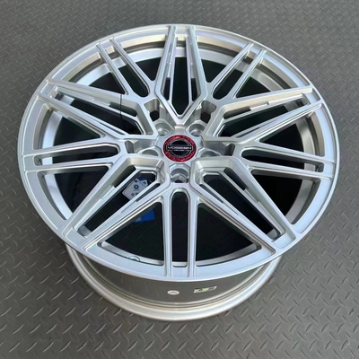 Satin silbernes Vossen schmiedete Räder, die KREUZUNG REIHE HF-7 SCHMIEDETE