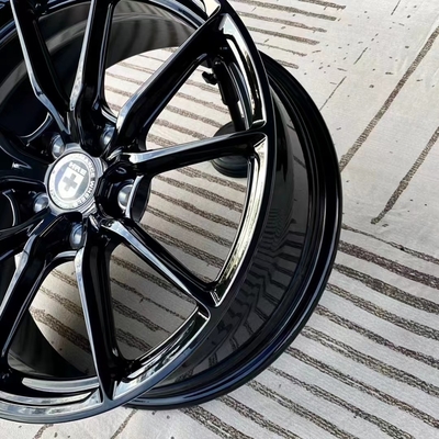 Aerodynamik HRE schmiedete Räder, die HRE P101SC schwarze Monoblock-Kanten polieren