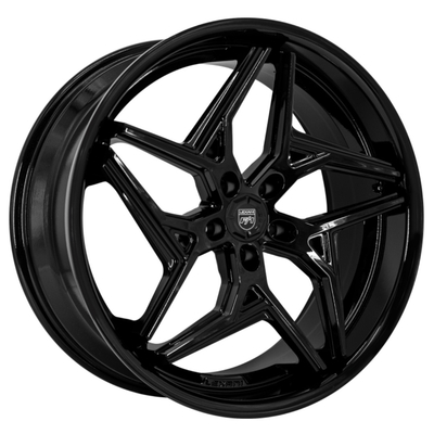 Lexani Spyder schmiedete Räder mit Aluminiumlegierung des Glanz-Schwarz-6061-T6