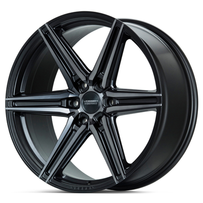 Hochglanz schwarz getönte Vossen HF6-2 Schmiedefelgen für Ford F-150 Raptor Escalade