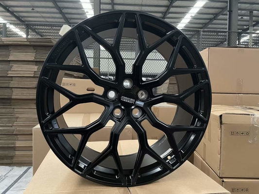 Satin-schwarze geschmiedete Räder Vossen HF-2