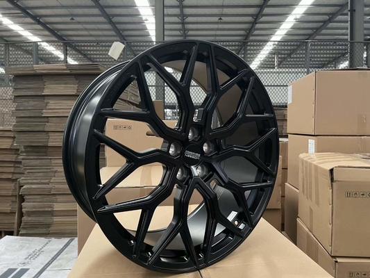 Satin-schwarze geschmiedete Räder Vossen HF-2