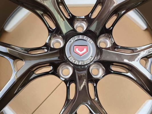 Vossen S21-01 schmiedete Räder gebürstetes schwarzes Gesicht