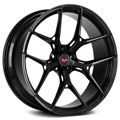 Vossen S21-01 schmiedete Räder gebürstetes schwarzes Gesicht