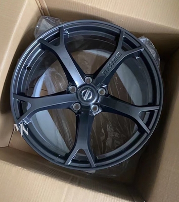 Nissan Nismo Soem-Gunmetal-Rad Rim Nissan 370Z Z34 Monoblock schmiedete Räder