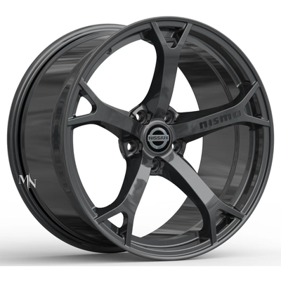 Nissan Nismo Soem-Gunmetal-Rad Rim Nissan 370Z Z34 Monoblock schmiedete Räder