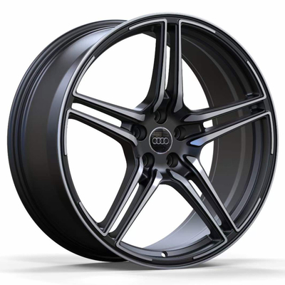 21" mystischer schwarzer Leichtmetallrad-Radsatz ABT FR20 für Audi A6