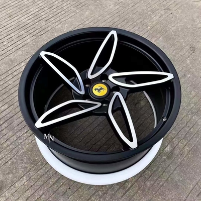 5 Speichen Ferrari schmiedeten Räder für 458 das 488 Spinnen-kundenspezifische Ende