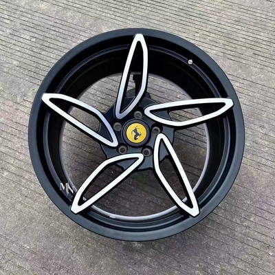 5 Speichen Ferrari schmiedeten Räder für 458 das 488 Spinnen-kundenspezifische Ende