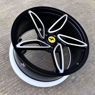 5 Speichen Ferrari schmiedeten Räder für 458 das 488 Spinnen-kundenspezifische Ende