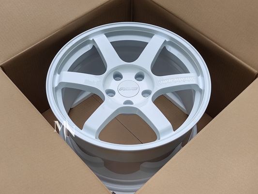 Volk, das SAGA TE37 über S Schlag weißes 18X9.5 +38 +45 5x114.3 5X120 läuft