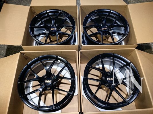 BBS FI R Satin schwarze Räder Felgen