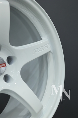 Custom geschmiedet Nismo Strahlen 57CR Räder 370Z 350Z Clubsport Weiße Felgen