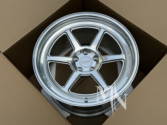 5x112 5x120 Custom Kansei Felgen Tandem Corsa Roku Silber Gunmetal 350Z 370Z Legierungsräder