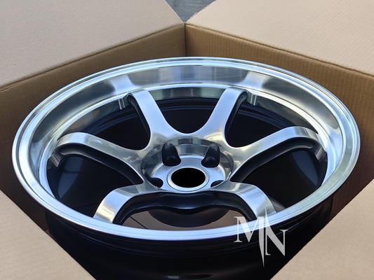 Advan R6 Räder für Nissan GTR R32 R33 R34 R35 18 19 20 Zoll Schwarze Auflage Legierung Felgen