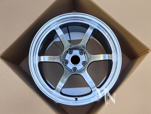 Advan R6 Räder für Nissan GTR R32 R33 R34 R35 18 19 20 Zoll Schwarze Auflage Legierung Felgen